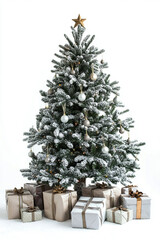 Wall Mural - christmas tree with gifts