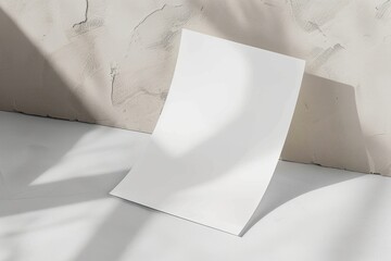 Canvas Print - Papers mockup furniture.