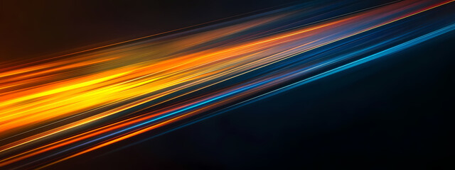 Canvas Print - High-Speed Gradient Light Beams