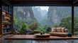 © ifoto - A Chinese style tea room in the mountains