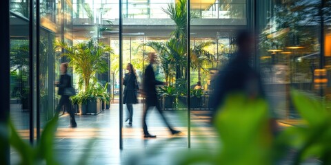 Canvas Print - Business people person plants business.