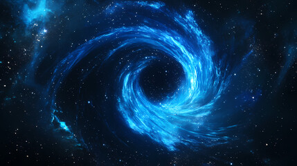 Mysterious cosmic black hole vortex