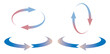 © Gfx Studio - Rotation Arrows Icon, Reload Arrows Set Vector Illustration.