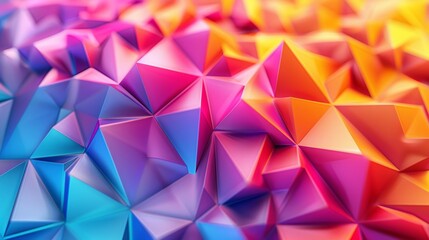 Wall Mural - Abstract Triangle Background. 3D Triangles. Modern Wallpaper.