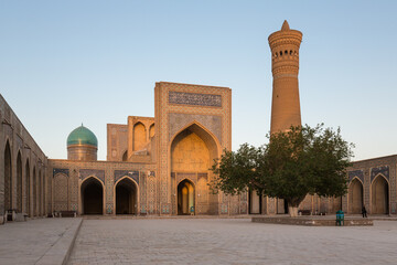 Wall Mural - Inner courtyard of the Kalon Mosque in Bukhara