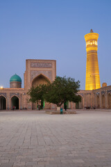 Wall Mural - Inner courtyard of the Kalon Mosque in Bukhara