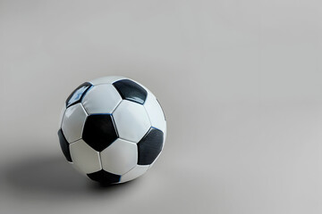 soccer ball on black background