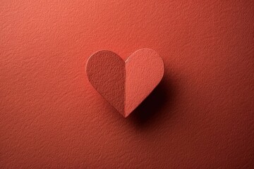 Poster - Heart shape paper backgrounds textured passion.