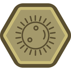 Poster - Sun Vector Icon Design