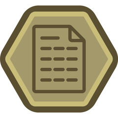 Sticker - File Icon Vector Icon Design