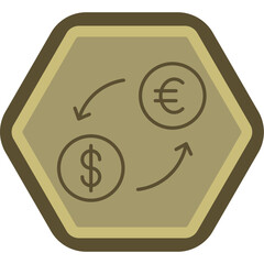 Wall Mural - Currency Exchange Icon Design