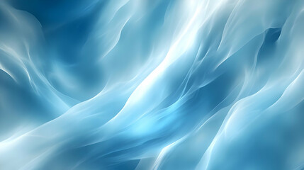 Wall Mural - Abstract Blue and White Flowing Background, Design Elements for Websites and Projects