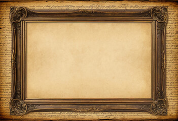 ancient painting frame mockup
