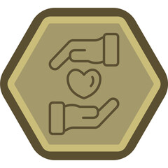 Poster - Kindness Vector Icon Design