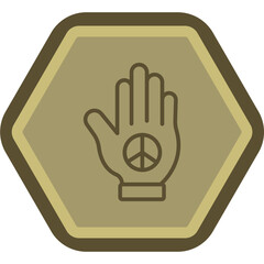 Sticker - Peace Icon Design