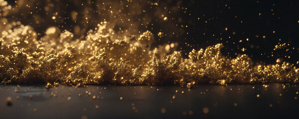 Wall Mural - Golden Dust Explosion