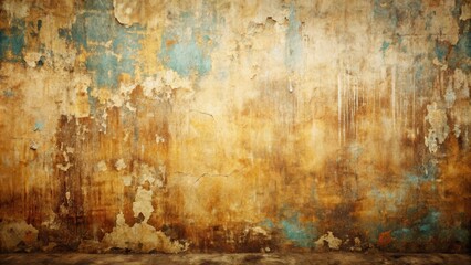 Vintage abstract wall background with old paint texture in a rustic setting