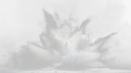 Wall Mural - white sugar dust explosion