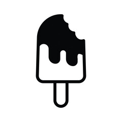 Wall Mural - Colorful ice cream icon for all your sweet cravings