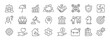 © Cezar_911 - Social Policy icons set. Government, finance, security, family, education. Vector illustration