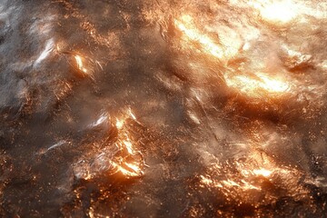 Wall Mural - Abstract Golden Texture with Light Reflections