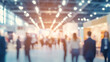 © sema_srinouljan - A blurred background of an open space at the business fair.