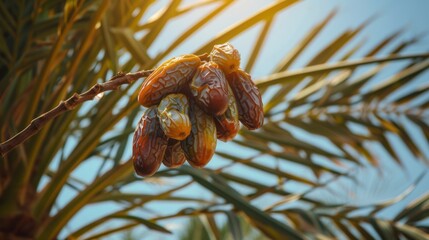 Dates on a Palm Tree