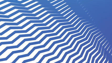 Blue zig zag abstract pattern background for backdrop or fabric style