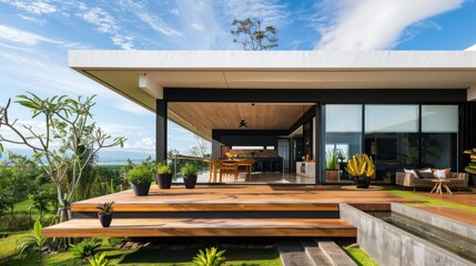 Sticker - Modern Villa with Stunning Views