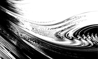 Aufkleber - Black on white background. Black and white dissolve halftone grunge effect. Splash vector illustration