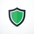 © monkylabz - Green shield icon. Vector illustration