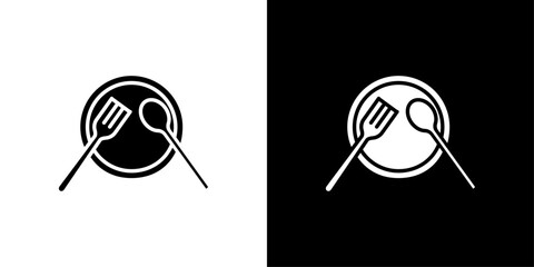 Food and restaurant icon Isolated flat vector in outline