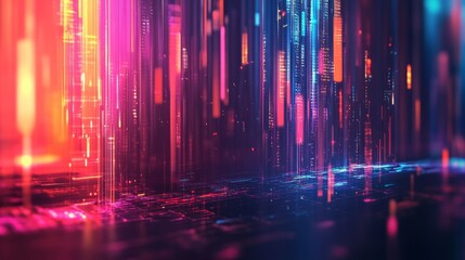 Wall Mural - illustration of data download 