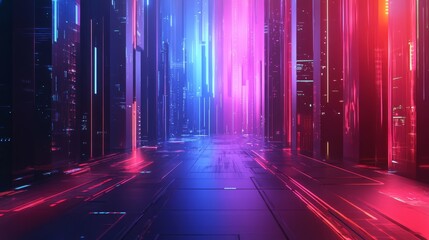 Wall Mural - illustration of data download 