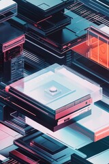 Wall Mural - illustration of data download 