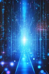Wall Mural - illustration of data download 