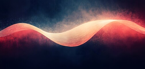 Abstract Gradient Wave With Dark Background