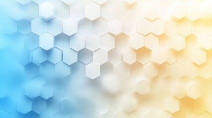 Poster - Abstract Hexagon Pattern