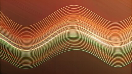 Wall Mural - Thin Wavy Horizontal Lines Abstract Background