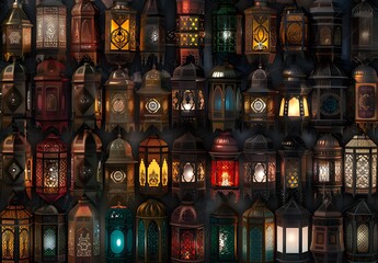 Ramadan Lanterns: Intricate Patterns and Vibrant Colors