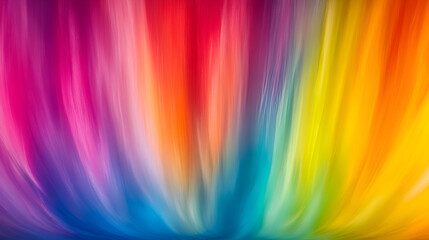 Wall Mural - a vibrant, colorful abstract background displaying a spectrum of hues blending beautifully in a flui