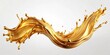 © Stock Spectrum - Golden Liquid Splash Abstract 3D Render, Luxury, Gold, liquid , 3d render