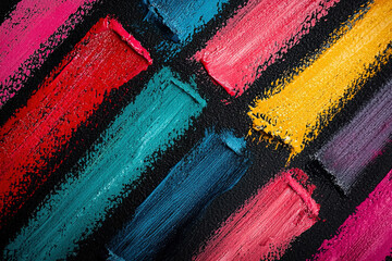 Canvas Print - Oil Pastel Background