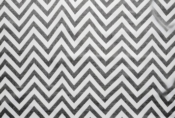 Sticker - White Grey Chevron Fabric Texture Pattern