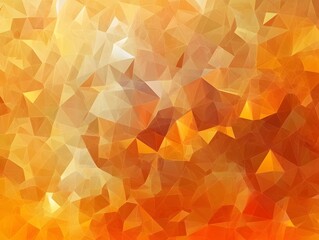 Sticker - Abstract Orange Triangle Pattern Background