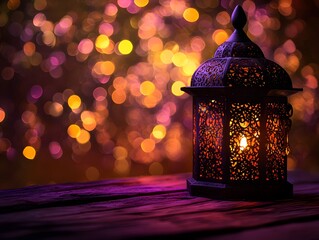 Poster - Ramadan Kareem Lantern Banner Template