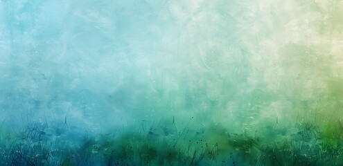 Canvas Print - Abstract Blue Green Gradient Texture Background