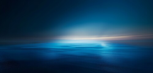 Poster - Abstract Blue Gradient Ocean Background