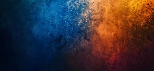 Poster - Abstract Gradient Background with Blue and Orange Colors