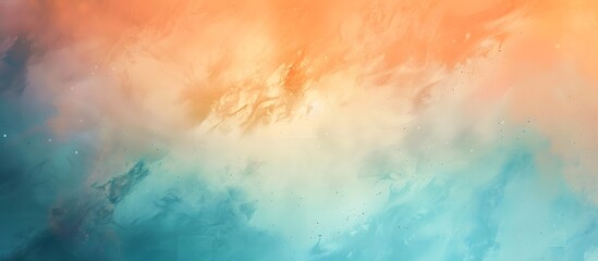 Wall Mural - Abstract Gradient Background With Blue And Orange Colors